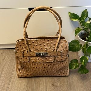 Made in Italy Ostrich leather handbag Borse in Pelle